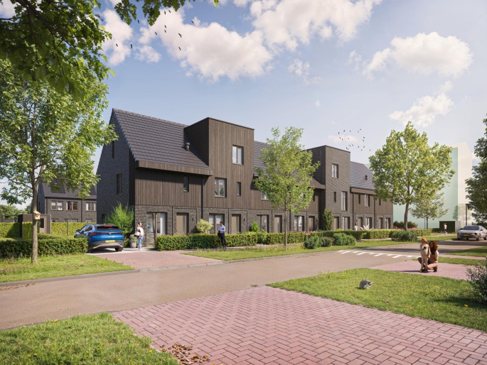 De Driehoek, Tussenwoning, bouwnummer: 18, Meerstad