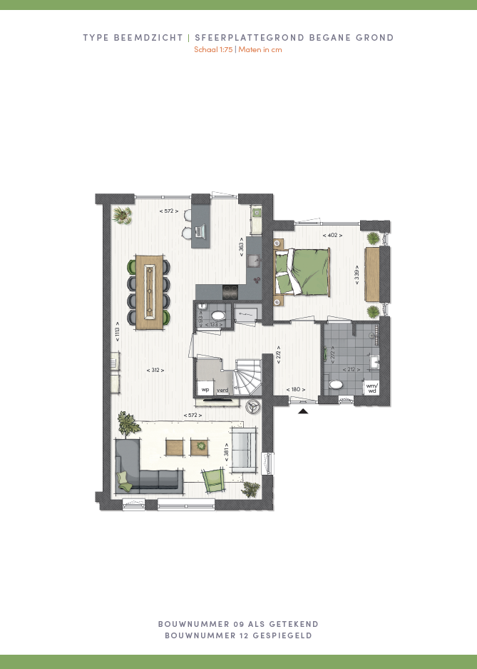 Munsterrijk Wonen, Beemdzicht (halfvrijstaande woning), bouwnummer: 12, Winsum