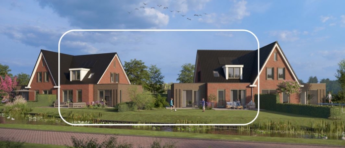 Munsterrijk Wonen, Landzicht (halfvrijstaande woning), Winsum