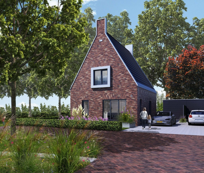 Wonen in Vledderveen, Vrijstaande woning, bouwnummer: 6, Vledderveen