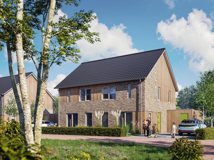Stek, Ridderspoor, bouwnummer: 18, Smilde