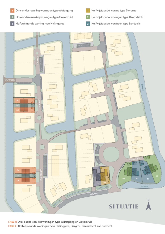 Munsterrijk Wonen, Siergras (halfvrijstaande woning), Winsum