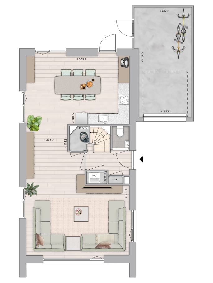 De Driehoek, Vrijstaande woning, bouwnummer: 7, Meerstad