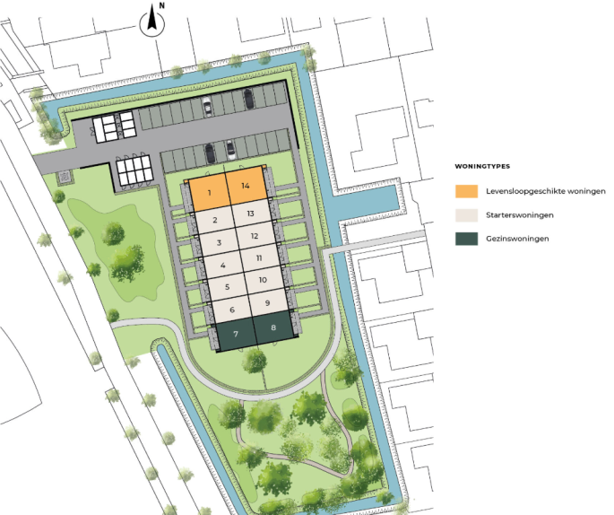 De Nieuwe Gast, Het Voorhuys, bouwnummer: 8, Zuidhorn