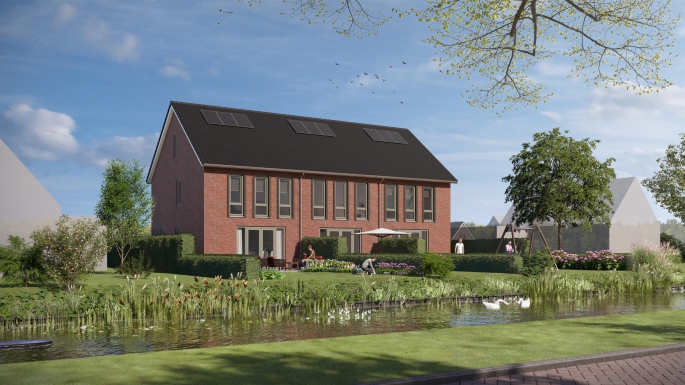 Munsterrijk Wonen, Oeverkruid (tussenwoning), bouwnummer: 2, Winsum