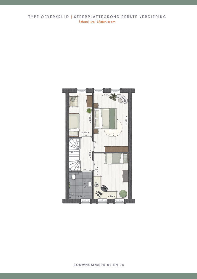 Munsterrijk Wonen, Oeverkruid (tussenwoning), bouwnummer: 2, Winsum