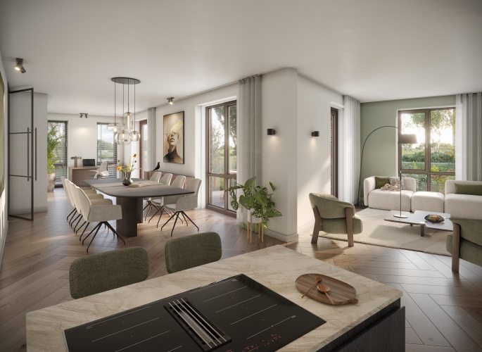 De Vechtvliet, Appartement type A02 (begane grond), Hardenberg