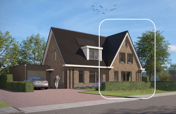 Munsterrijk Wonen, Siergras (halfvrijstaande woning), bouwnummer: 8, Winsum