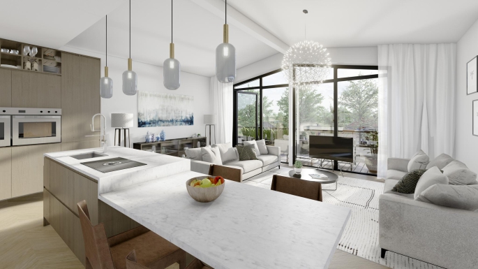 De Brugwachter, Appartement A, bouwnummer: 3, Smilde