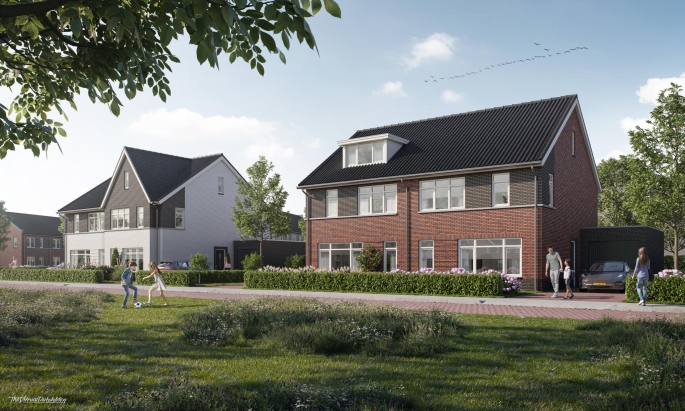 Möllincksvaart fase 3.1, Loorijck | Twee-onder-één-kapwoning met aangebouwde berging, bouwnummer: 24, Bergentheim