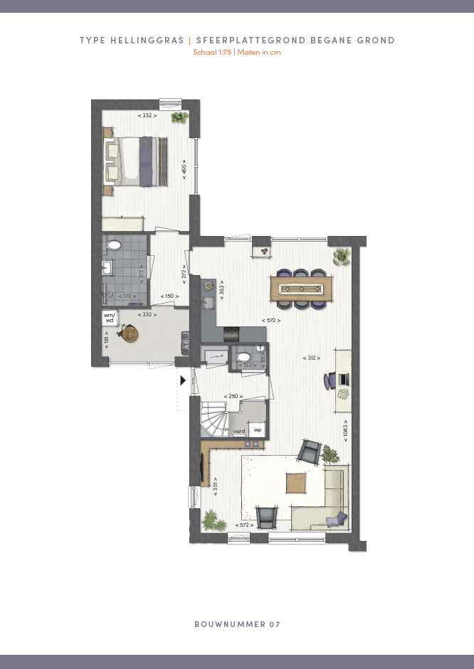 Munsterrijk Wonen, Hellinggras (halfvrijstaande woning), Winsum