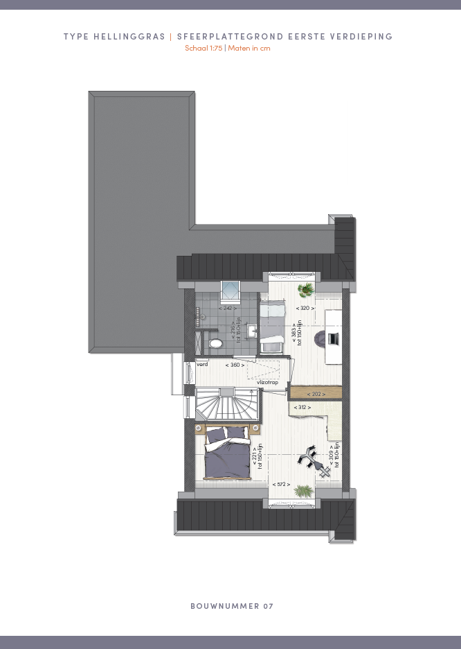 Munsterrijk Wonen, Hellinggras (halfvrijstaande woning), bouwnummer: 7, Winsum