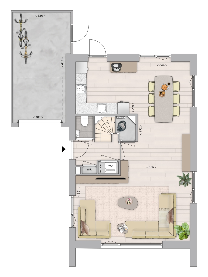 De Driehoek, Vrijstaande woning, bouwnummer: 42, Meerstad